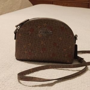 Guess McClain Pattern Dome Crossbody